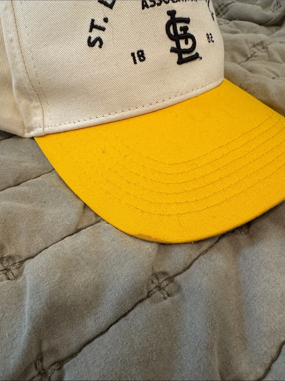 STL Cardinal and quick trip collab hat. STL Cardinal and Mizzou collab hat.